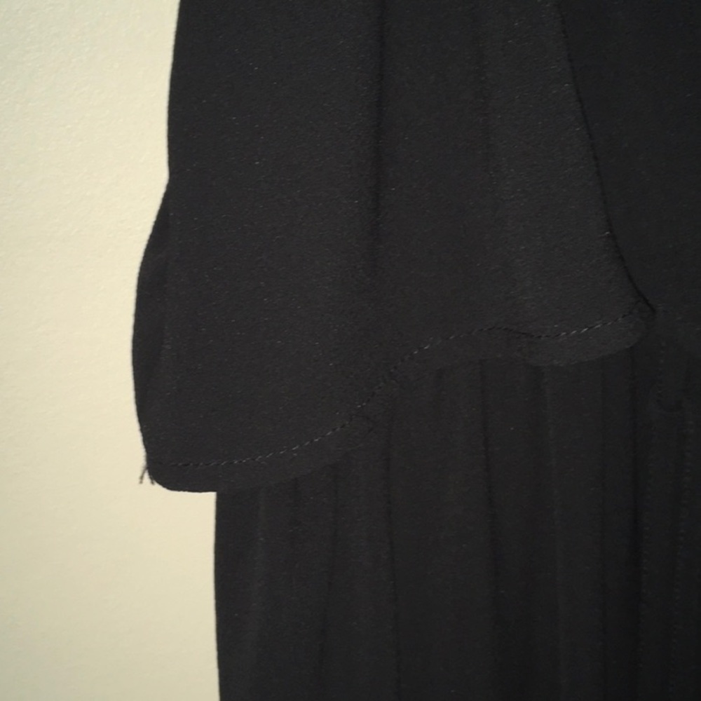 Nerlerolian medium sleeveless summer dress black comfy Crepe Feel - Picture 11 of 16